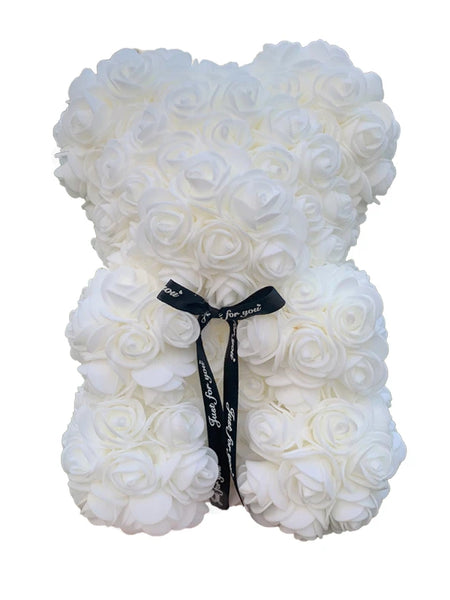 25cm Rose Teddy Bears Artificial Flower Bear Of Roses For Women Valentine's Wedding Birthday Christmas Gifts 2026