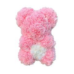 25cm Rose Teddy Bears Artificial Flower Bear Of Roses For Women Valentine's Wedding Birthday Christmas Gifts 2026