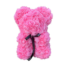 25cm Rose Teddy Bears Artificial Flower Bear Of Roses For Women Valentine's Wedding Birthday Christmas Gifts 2026