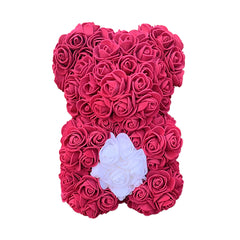 25cm Rose Teddy Bears Artificial Flower Bear Of Roses For Women Valentine's Wedding Birthday Christmas Gifts 2026