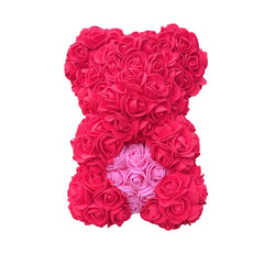 25cm Rose Teddy Bears Artificial Flower Bear Of Roses For Women Valentine's Wedding Birthday Christmas Gifts 2026
