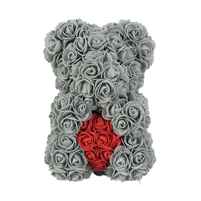 25cm Rose Teddy Bears Artificial Flower Bear Of Roses For Women Valentine's Wedding Birthday Christmas Gifts 2026