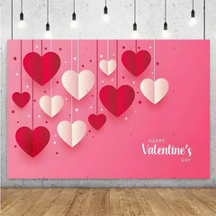 Balloon Red Love Heart Rose Background Happy Valentine's Day Backdrop Supplies Valentine's Day Party Decoration Photo Shoot Prop