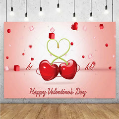 Balloon Red Love Heart Rose Background Happy Valentine's Day Backdrop Supplies Valentine's Day Party Decoration Photo Shoot Prop