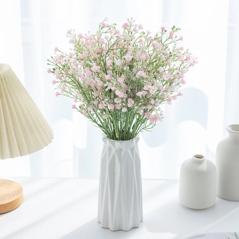 1pc Artificial Flowers Simulated Plants Gypsophila Festival Wedding Bridal Bouquet Valentine Home Decor Vase Table Diy Box Cheap