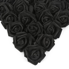 50/100PC Foam Rose Artificial Flowers Valentine Wedding Bridal Bouquet Car Decora DIY Gift Candy Box Garland Home Outdoor Garden