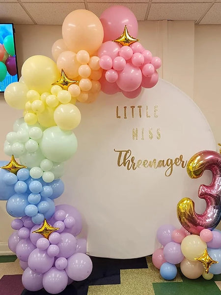 111PCS Pink Colored Balloon Latex Balloon Set Suitable for Birthday Parties, Weddings, Valentine's Day Parties Decoration