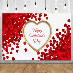 Balloon Red Love Heart Rose Background Happy Valentine's Day Backdrop Supplies Valentine's Day Party Decoration Photo Shoot Prop