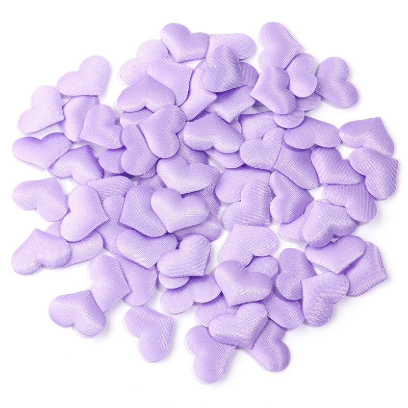 50-200Pcs/lot Romantic Sponge Satin Fabric Heart Petals Confetti Wedding Party Table Bed Heart Petals Valentine Decorations