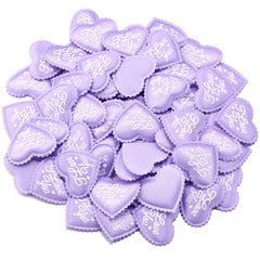 50-200Pcs/lot Romantic Sponge Satin Fabric Heart Petals Confetti Wedding Party Table Bed Heart Petals Valentine Decorations