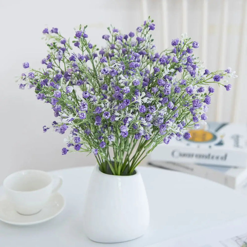 1pc Artificial Flowers Simulated Plants Gypsophila Festival Wedding Bridal Bouquet Valentine Home Decor Vase Table Diy Box Cheap