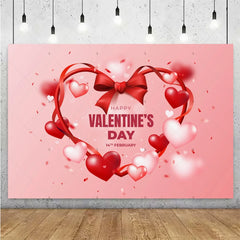 Balloon Red Love Heart Rose Background Happy Valentine's Day Backdrop Supplies Valentine's Day Party Decoration Photo Shoot Prop