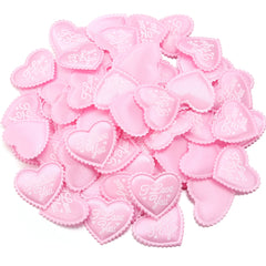 50-200Pcs/lot Romantic Sponge Satin Fabric Heart Petals Confetti Wedding Party Table Bed Heart Petals Valentine Decorations