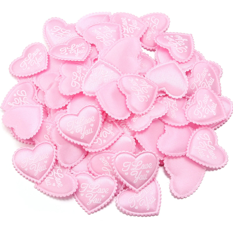 50-200Pcs/lot Romantic Sponge Satin Fabric Heart Petals Confetti Wedding Party Table Bed Heart Petals Valentine Decorations