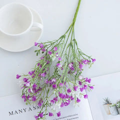 1pc Artificial Flowers Simulated Plants Gypsophila Festival Wedding Bridal Bouquet Valentine Home Decor Vase Table Diy Box Cheap