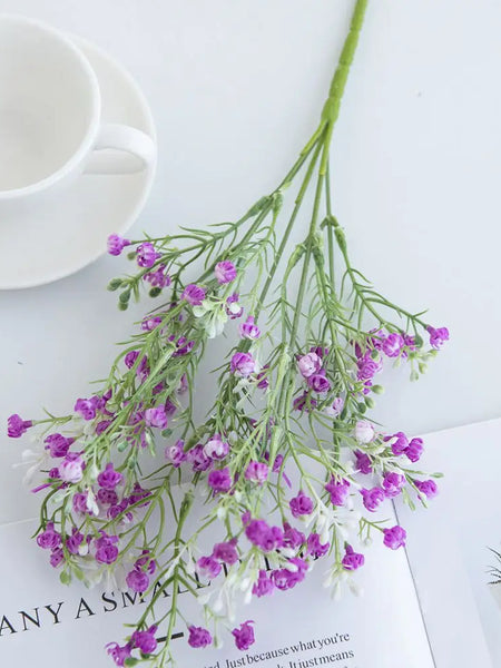 1pc Artificial Flowers Simulated Plants Gypsophila Festival Wedding Bridal Bouquet Valentine Home Decor Vase Table Diy Box Cheap