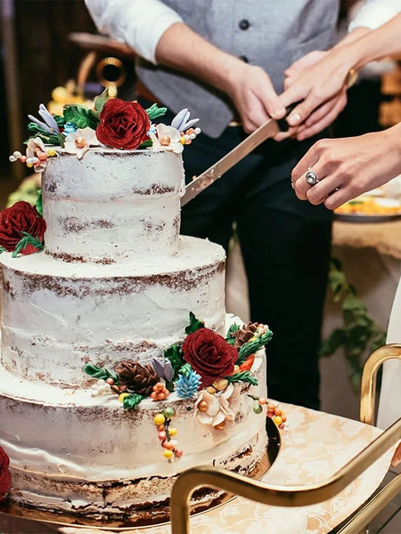 6Pcs 27cm Silk Red Glitter Artificial Rose Flowers Fake Bouquet for Home Room Wedding Decoration Valentines Day Gift Accessories