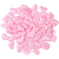 50-200Pcs/lot Romantic Sponge Satin Fabric Heart Petals Confetti Wedding Party Table Bed Heart Petals Valentine Decorations