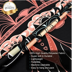 VIKAMA Valentine's Day Theme Decorative Banner Tapestry Spanish 