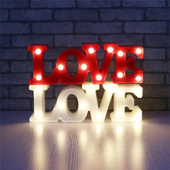 Love Heart LED Lamp Wedding Party Romantic Red Pink Night Light Ornament Birthday Christmas Home Decoration Valentines Day Gift