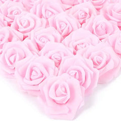 50/100PC Foam Rose Artificial Flowers Valentine Wedding Bridal Bouquet Car Decora DIY Gift Candy Box Garland Home Outdoor Garden