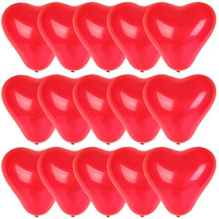 10 Inch Heart Shaped Balloon Valentine Day Latex Red Heart Love Inflatable Balloons for Wedding Party Anniversary Decor Supplies