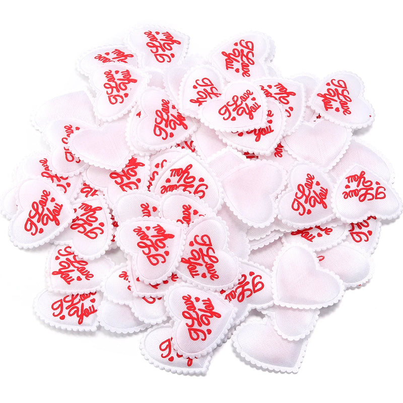 50-200Pcs/lot Romantic Sponge Satin Fabric Heart Petals Confetti Wedding Party Table Bed Heart Petals Valentine Decorations