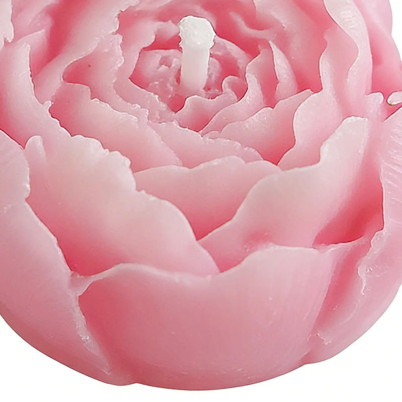 4Pcs Rose Flower Shaped Soy Wax Candle Set Floral Candle Handmade Decorative Candles for Home Decor Birthday Valentines Wedding