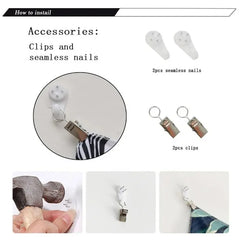 VIKAMA Valentine's Day Theme Decorative Banner Tapestry Spanish 