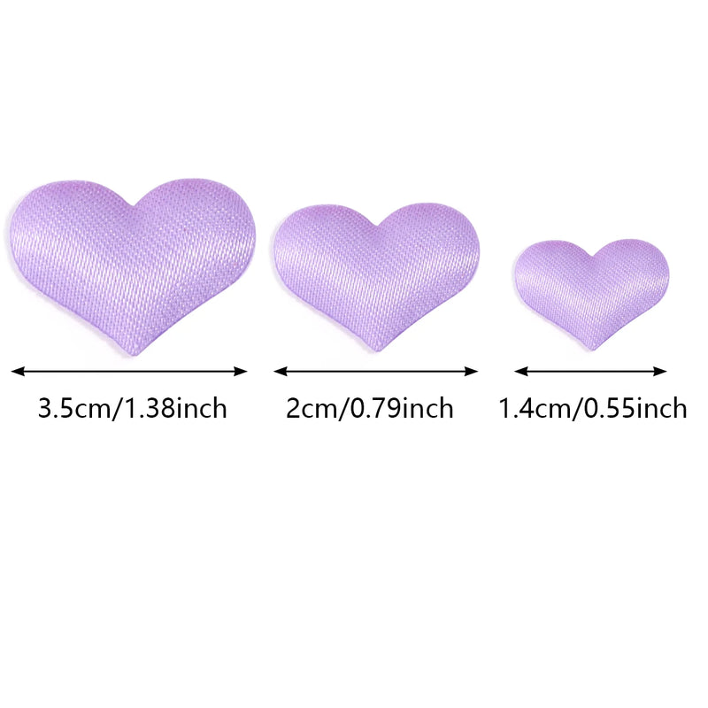 50-200Pcs/lot Romantic Sponge Satin Fabric Heart Petals Confetti Wedding Party Table Bed Heart Petals Valentine Decorations