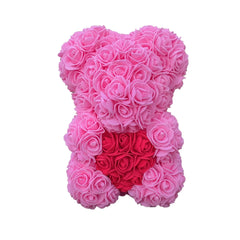 25cm Rose Teddy Bears Artificial Flower Bear Of Roses For Women Valentine's Wedding Birthday Christmas Gifts 2026