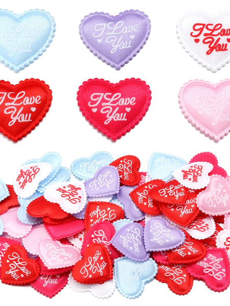 50-200Pcs/lot Romantic Sponge Satin Fabric Heart Petals Confetti Wedding Party Table Bed Heart Petals Valentine Decorations