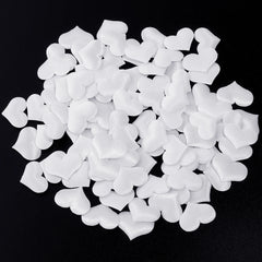 50-200Pcs/lot Romantic Sponge Satin Fabric Heart Petals Confetti Wedding Party Table Bed Heart Petals Valentine Decorations