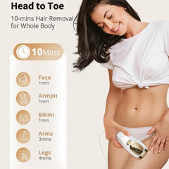 Kyvone Ice Laser Pro – Unlimited Flashes Hair Removal Device With 9 Gears