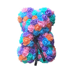 25cm Rose Teddy Bears Artificial Flower Bear Of Roses For Women Valentine's Wedding Birthday Christmas Gifts 2026