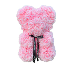 25cm Rose Teddy Bears Artificial Flower Bear Of Roses For Women Valentine's Wedding Birthday Christmas Gifts 2026
