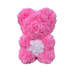 25cm Rose Teddy Bears Artificial Flower Bear Of Roses For Women Valentine's Wedding Birthday Christmas Gifts 2026